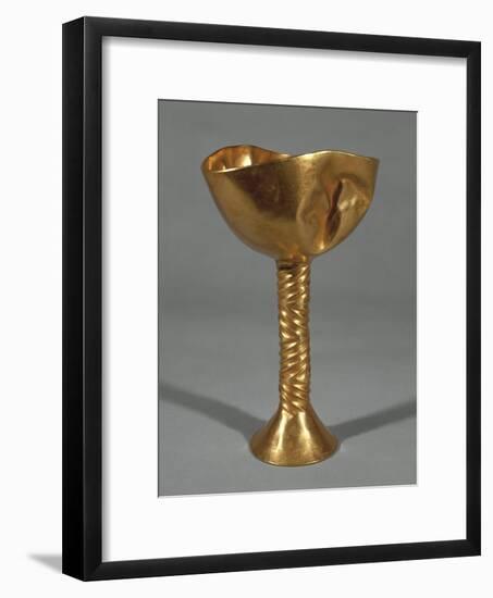 Turkey, Alaca Hoyuk, Gold Goblet with Spiral Stem-null-Framed Giclee Print