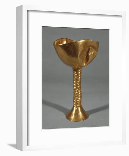 Turkey, Alaca Hoyuk, Gold Goblet with Spiral Stem-null-Framed Giclee Print