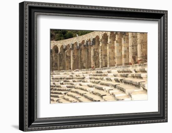 Turkey, Anatolia, Aspendos, 2nd Century Roman theatre.-Emily Wilson-Framed Photographic Print