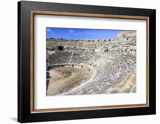 Turkey, Anatolia, Aydin Province, Theater ruins of Miletus.-Emily Wilson-Framed Photographic Print