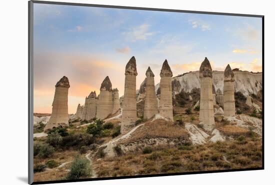 Turkey, Anatolia, Cappadocia, Goreme. Fairy Chimneys in Red Valley.-Emily Wilson-Mounted Photographic Print