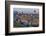 Turkey, Anatolia, Cappadocia, Goreme. Hot air balloons flying above the valley.-Emily Wilson-Framed Photographic Print