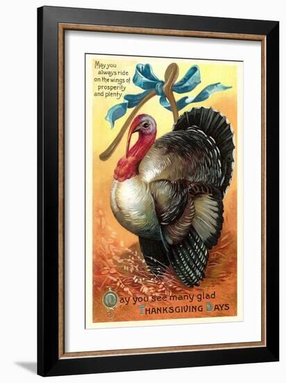 Turkey and Wishbone-null-Framed Art Print