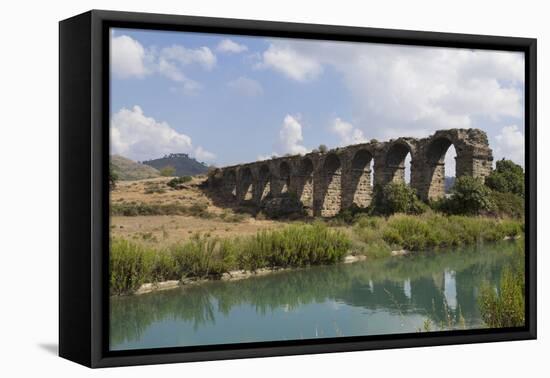 Turkey, Aspendos. A Small Town in Pamphylia. an Old Roman Aqueduct-Emily Wilson-Framed Premier Image Canvas