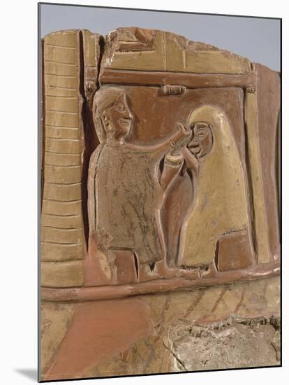 Turkey, Bitik, Fragment Painted Pottery Depicting a Mystic Marriage-null-Mounted Giclee Print