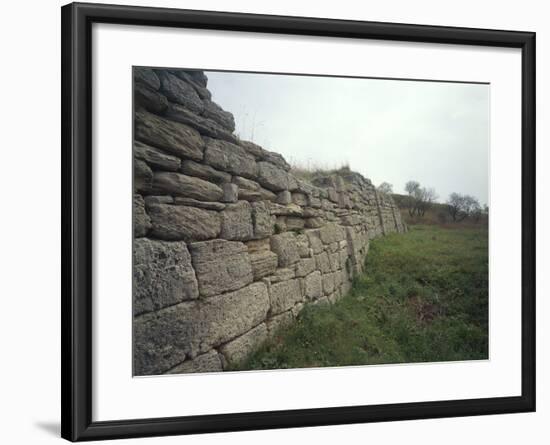 Turkey, Canakkale Province, Troy, Archaeological Site, Ramparts of Troy V-null-Framed Giclee Print