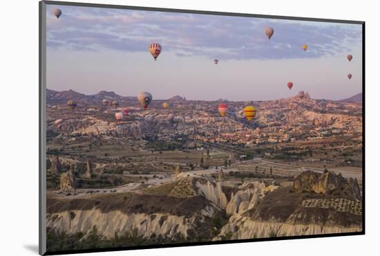 Turkey, Cappadocia. Hot Air Ballooning in Turkey, Goreme Valley, Near Cappadocia-Emily Wilson-Mounted Photographic Print