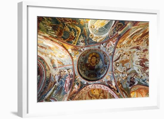 Turkey, Central Anatolia, Cappadocia, Goreme, Open Air Museum, UNESCO World Heritage Site-Christian Kober-Framed Photographic Print