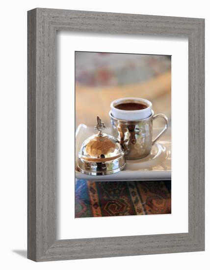 Turkey, Central Anatolia, Nevsehir Province, Turkish coffee.-Emily Wilson-Framed Photographic Print