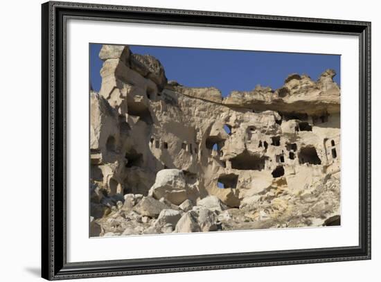 Turkey. Christian Cave Churches and Monasteries in Cappadocia Turkey-Emily Wilson-Framed Photographic Print