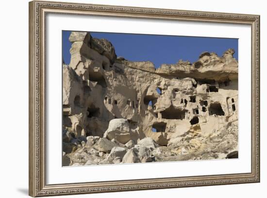 Turkey. Christian Cave Churches and Monasteries in Cappadocia Turkey-Emily Wilson-Framed Photographic Print