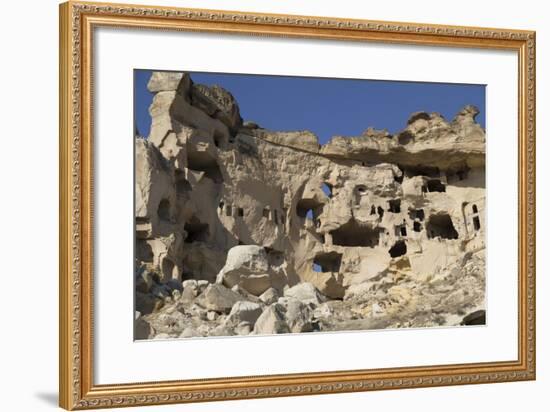 Turkey. Christian Cave Churches and Monasteries in Cappadocia Turkey-Emily Wilson-Framed Photographic Print