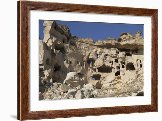 Turkey. Christian Cave Churches and Monasteries in Cappadocia Turkey-Emily Wilson-Framed Photographic Print