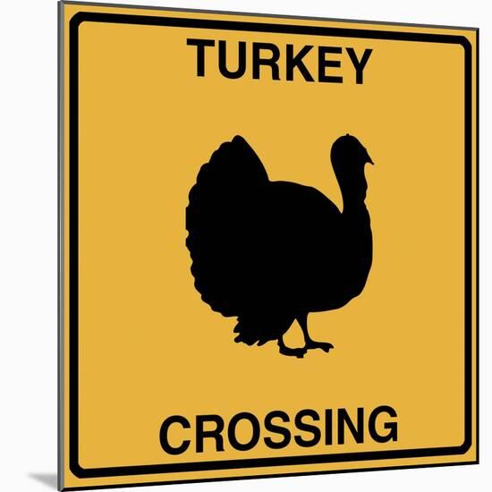 Turkey Crossing-Tina Lavoie-Mounted Giclee Print