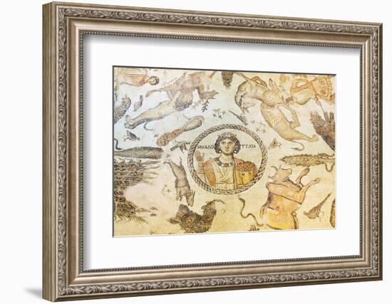 Turkey, Eastern Anatolia, Hatay, Mosaic Museum; Yakto Mosaic-Christian Kober-Framed Photographic Print