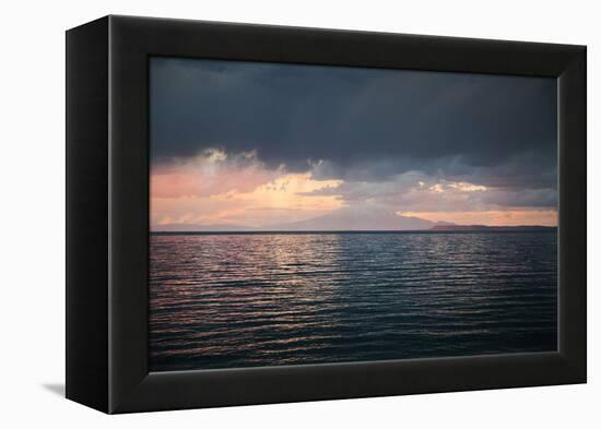 Turkey, Eastern Anatolia Lake Van with SŸpan Dagi-Bluehouseproject-Framed Premier Image Canvas