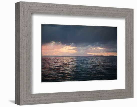 Turkey, Eastern Anatolia Lake Van with SŸpan Dagi-Bluehouseproject-Framed Photographic Print