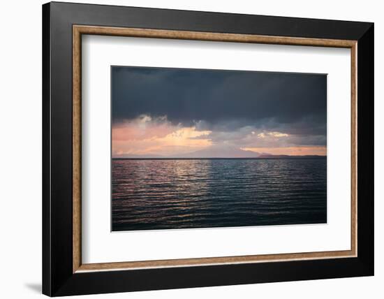 Turkey, Eastern Anatolia Lake Van with SŸpan Dagi-Bluehouseproject-Framed Photographic Print