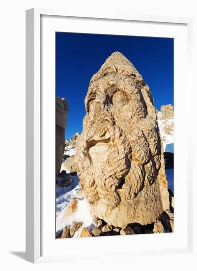 Turkey, Eastern Anatolia, Nemrut Dagi (Mount Nemrut), Unesco, Antiochos Sanctuary-Christian Kober-Framed Photographic Print