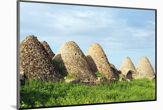 Turkey, Eastern Anatolia, Village of Harran, Beehive Mud Brick Houses-Christian Kober-Mounted Photographic Print