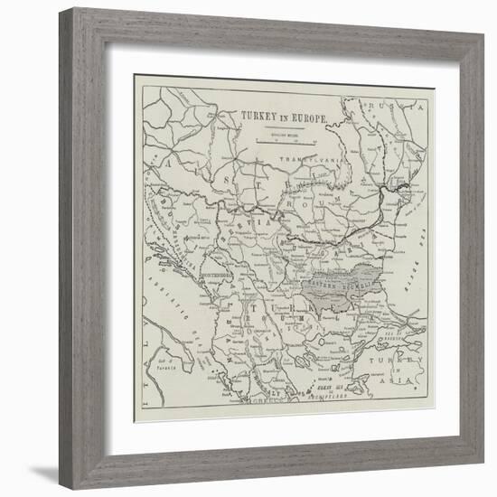 Turkey in Europe-null-Framed Giclee Print