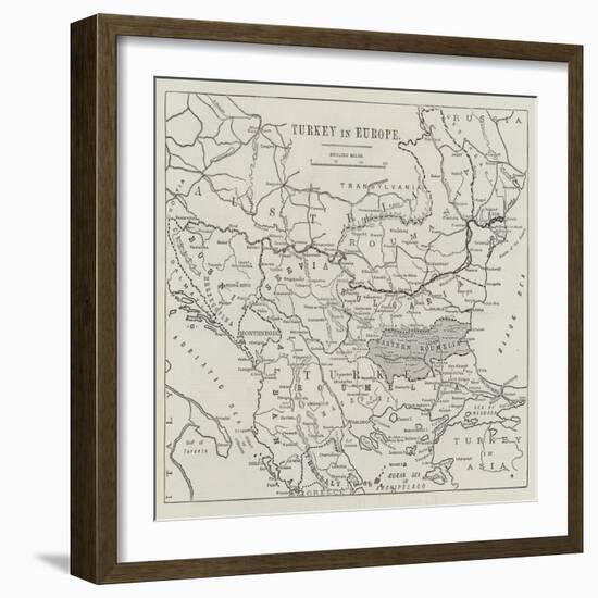 Turkey in Europe-null-Framed Giclee Print