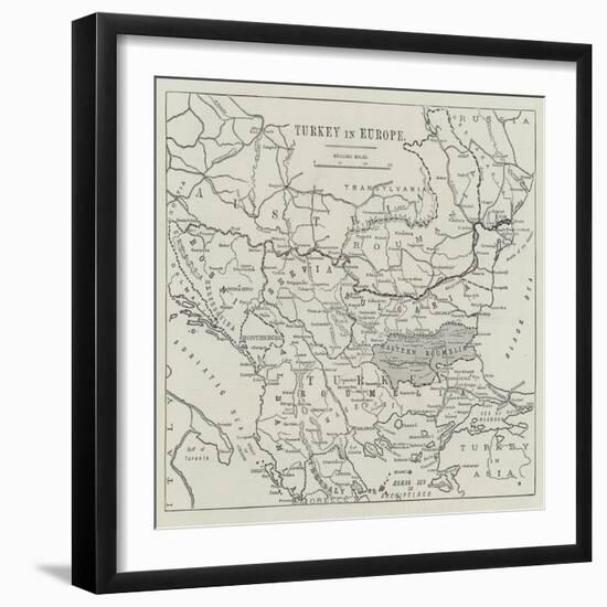 Turkey in Europe-null-Framed Giclee Print