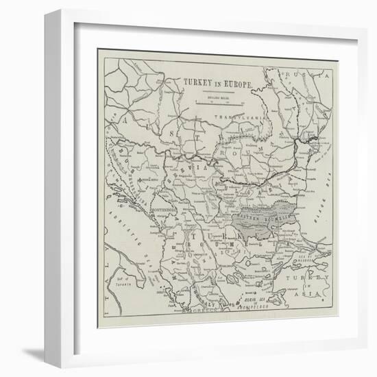 Turkey in Europe-null-Framed Giclee Print