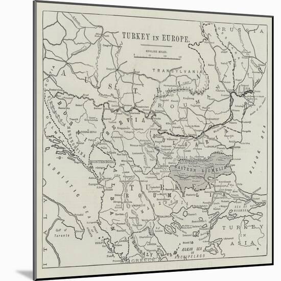 Turkey in Europe-null-Mounted Giclee Print