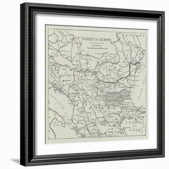 Turkey in Europe-null-Framed Giclee Print