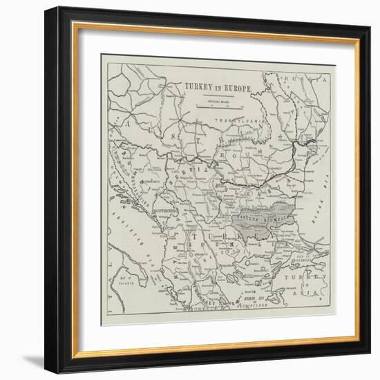 Turkey in Europe-null-Framed Giclee Print
