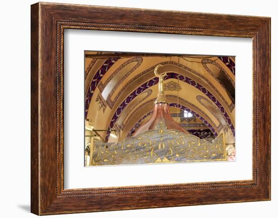 Turkey, Istanbul. Grand Bazaar. Covered Bazaar.-Emily Wilson-Framed Photographic Print