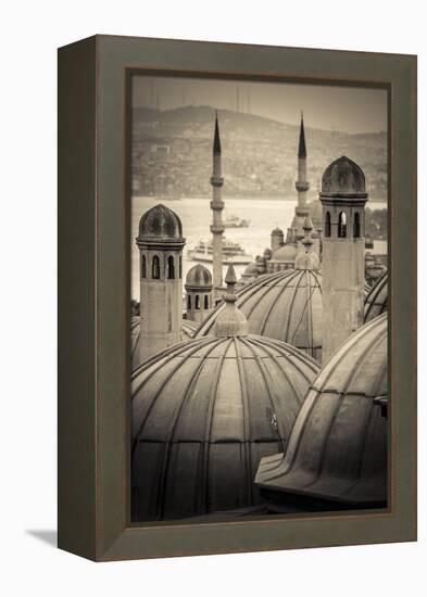 Turkey, Istanbul, Sultanahmet, Domes-Alan Copson-Framed Premier Image Canvas