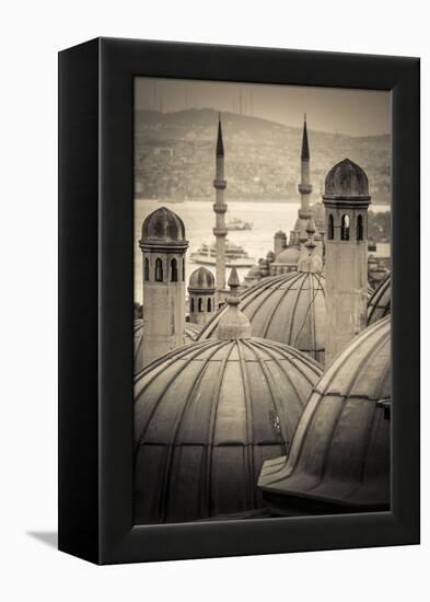 Turkey, Istanbul, Sultanahmet, Domes-Alan Copson-Framed Premier Image Canvas