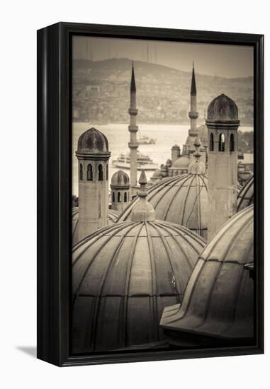 Turkey, Istanbul, Sultanahmet, Domes-Alan Copson-Framed Premier Image Canvas