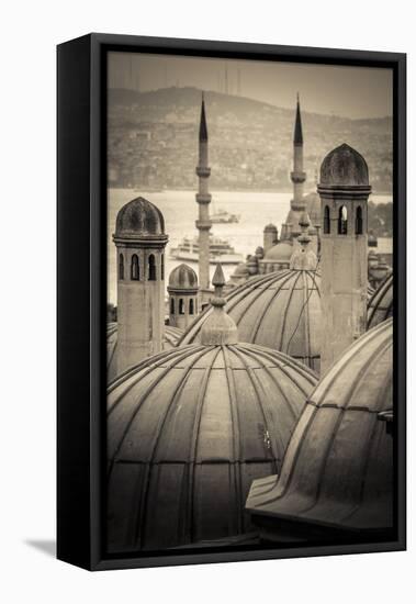 Turkey, Istanbul, Sultanahmet, Domes-Alan Copson-Framed Premier Image Canvas