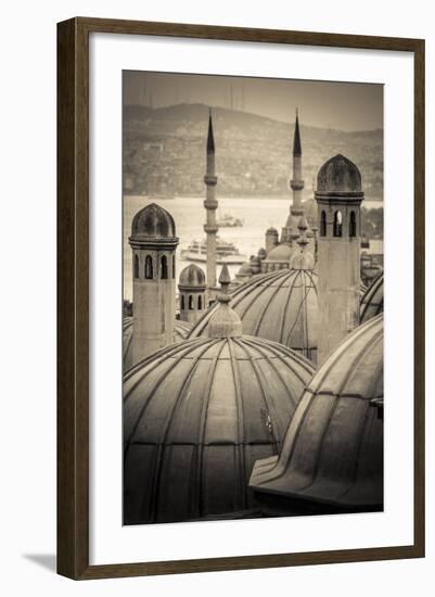 Turkey, Istanbul, Sultanahmet, Domes-Alan Copson-Framed Photographic Print