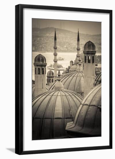 Turkey, Istanbul, Sultanahmet, Domes-Alan Copson-Framed Photographic Print
