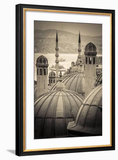 Turkey, Istanbul, Sultanahmet, Domes-Alan Copson-Framed Photographic Print