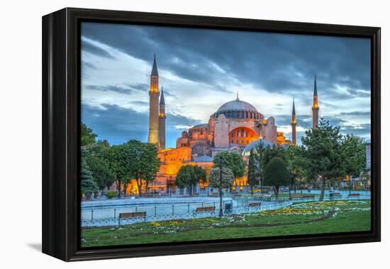 Turkey, Istanbul, Sultanahmet, Hagia Sophia (Or Ayasofya), Greek Orthodox Basilica-Alan Copson-Framed Premier Image Canvas