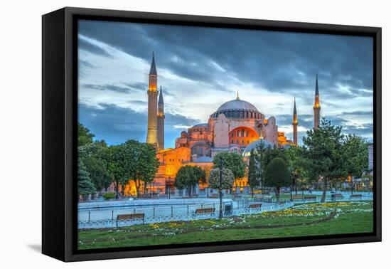 Turkey, Istanbul, Sultanahmet, Hagia Sophia (Or Ayasofya), Greek Orthodox Basilica-Alan Copson-Framed Premier Image Canvas