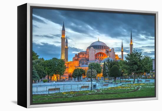 Turkey, Istanbul, Sultanahmet, Hagia Sophia (Or Ayasofya), Greek Orthodox Basilica-Alan Copson-Framed Premier Image Canvas