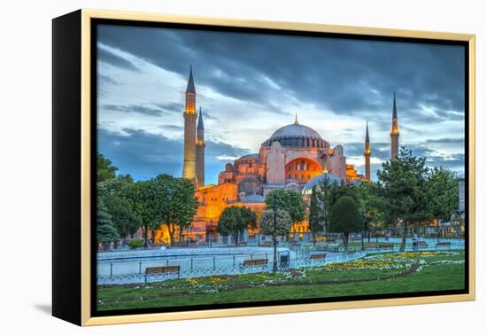 Turkey, Istanbul, Sultanahmet, Hagia Sophia (Or Ayasofya), Greek Orthodox Basilica-Alan Copson-Framed Premier Image Canvas