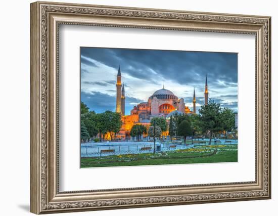 Turkey, Istanbul, Sultanahmet, Hagia Sophia (Or Ayasofya), Greek Orthodox Basilica-Alan Copson-Framed Photographic Print