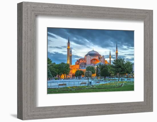 Turkey, Istanbul, Sultanahmet, Hagia Sophia (Or Ayasofya), Greek Orthodox Basilica-Alan Copson-Framed Photographic Print