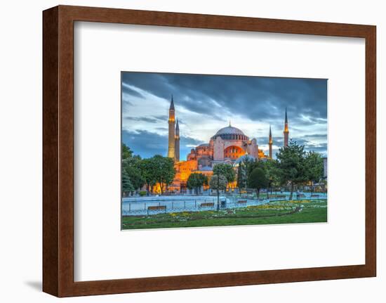 Turkey, Istanbul, Sultanahmet, Hagia Sophia (Or Ayasofya), Greek Orthodox Basilica-Alan Copson-Framed Photographic Print