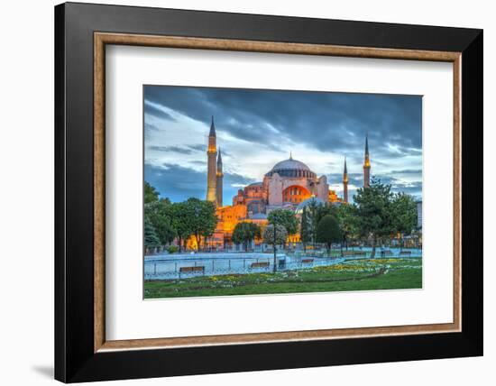 Turkey, Istanbul, Sultanahmet, Hagia Sophia (Or Ayasofya), Greek Orthodox Basilica-Alan Copson-Framed Photographic Print