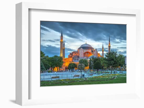 Turkey, Istanbul, Sultanahmet, Hagia Sophia (Or Ayasofya), Greek Orthodox Basilica-Alan Copson-Framed Photographic Print