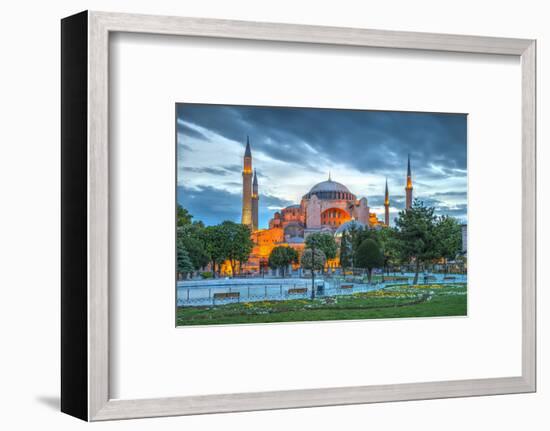 Turkey, Istanbul, Sultanahmet, Hagia Sophia (Or Ayasofya), Greek Orthodox Basilica-Alan Copson-Framed Photographic Print