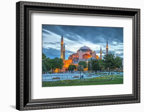 Turkey, Istanbul, Sultanahmet, Hagia Sophia (Or Ayasofya), Greek Orthodox Basilica-Alan Copson-Framed Photographic Print